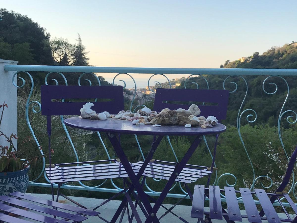 Menton Mignon 2P Bucolique Vue Mer Campagne エクステリア 写真